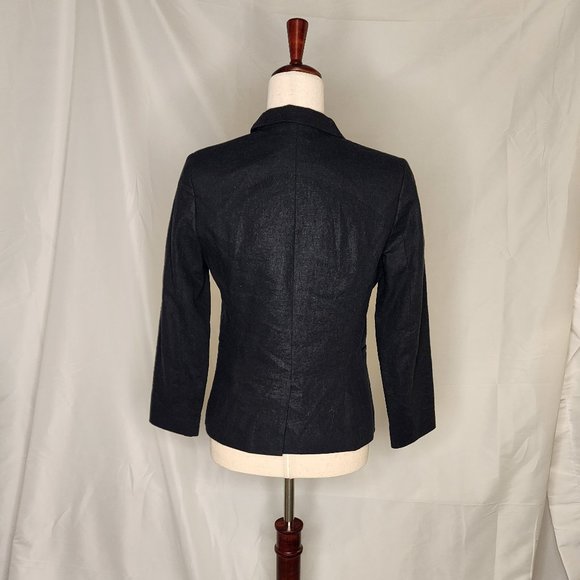 Asos Black Button Blazer Size 6 - Picture 5 of 11